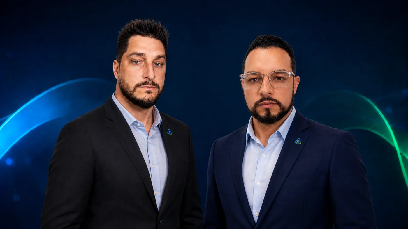 Mike Trindade e Bruno Genari, fundadores da Zelunexa